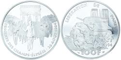 World Coins - Coin, France, Libération de Paris, 100 Francs, 1994, BE, , Silver
