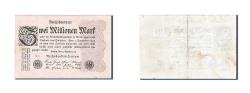 World Coins - Banknote, Germany, 2 Millionen Mark, 1923, 1923-08-09, KM:103, EF(40-45)
