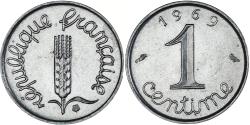 World Coins - Coin, France, Épi, Centime, 1969, Paris, , Stainless Steel, KM:928