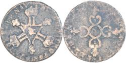 World Coins - Coin, France, Louis XIV, 6 Deniers, Uncertain date, Aix, , Copper