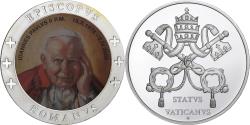 World Coins - Vatican, Medal, Le Pape Jean-Paul II, 2005, Silver Plated Copper,