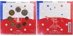 World Coins - France, Monnaie de Paris, 1 Cent to 2 Euro, 2010, Paris, BU,