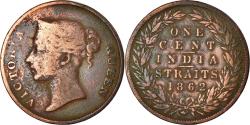 World Coins - Coin, Straits Settlements, Victoria, Cent, 1862, , Copper, KM:6