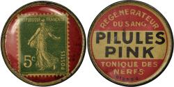World Coins - Coin, France, Pilules Pink, 5 Centimes, Timbre-Monnaie, , Métal