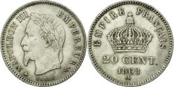 World Coins - Coin, France, Napoleon III, Napoléon III, 20 Centimes, 1868, Paris,