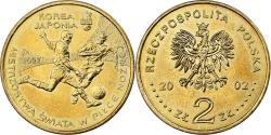 World Coins - Poland, 2 Zlote, 2002, Warsaw, Brass, , KM:433