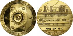 World Coins - France, Medal, Electricité-Gaz de France, Gilt Bronze,