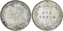 World Coins - Great Britain, Victoria, 6 Pence, 1899, Silver, , KM:779