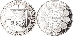 World Coins - France, Medal, 1er Janvier 1999, Euro Parité, EUROPA, Politics, 1999