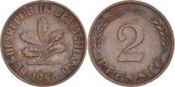 World Coins - Coin, GERMANY - FEDERAL REPUBLIC, 2 Pfennig, 1958, Karlsruhe, , Copper