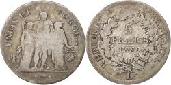 World Coins - Coin, France, Union et Force, 5 Francs, 1800, Bayonne, , Silver