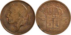 World Coins - Coin, Belgium, Baudouin I, 50 Centimes, 1974, , Bronze, KM:148.1