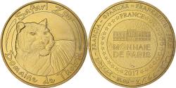 World Coins - France, Token, Touristic token, Domaine de Thoiry - Safari Zoo - Le tigre, 2017