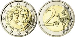 World Coins - Belgium, 2 Euro, Journée internationale des femmes, 2011, BE,