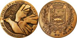 World Coins - France, Medal, 50ème Anniversaire de la Libération du Havre, 1994, Jef