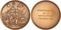 World Coins - France, Medal, Révolution française, Fête de l'Etre Suprême, History, 1987