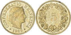 World Coins - Coin, Switzerland, 5 Rappen, 1989
