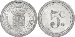 World Coins - France, Chambre de Commerce d'Elbeuf, 5 Centimes, 1921, , Aluminium