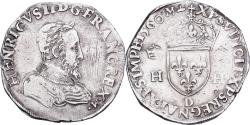 World Coins - France, Henri II, Teston à la tête nue, 1560, Lyon, Silver,
