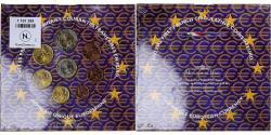 World Coins - France, Monnaie de Paris, Euro-Set, 2002, FDC.BU,