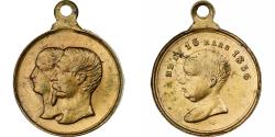 World Coins - France, Medal, Naissance du Prince impérial, 1856, Brass,