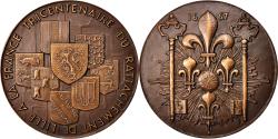 World Coins - France, Medal, Tricentenaire du rattachement de Lille à la France, History