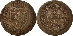 World Coins - Coin, German States, NASSAU, Wilhelm, 1/4 Kreuzer, 1818, Usingen,