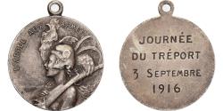 World Coins - France, Medal, L'Appel aux Armes, 1916, Silvered bronze, Willette/Devambez