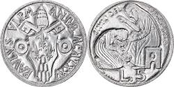 World Coins - Coin, VATICAN CITY, Paul VI, 5 Lire, 1975, Roma, , Aluminum, KM:126