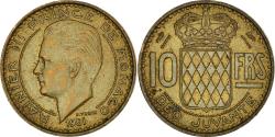 World Coins - Coin, Monaco, Rainier III, 10 Francs, 1951, , Aluminum-Bronze, KM:130