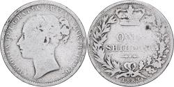 World Coins - Great Britain, Victoria, Shilling, 1883, Silver, , KM:734.4