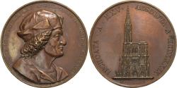 World Coins - France, Medal, Erwin of Steinbach, Strasburg cathedral, 1834, Bronze