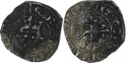 World Coins - France, Charles VI, Florette, 1417-1422, Paris, Billon, , Duplessy:387B