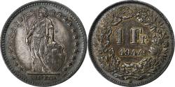 World Coins - Switzerland, Franc, 1944, Bern, Silver, , KM:24