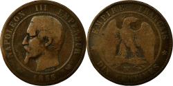 World Coins - Coin, France, Napoleon III, Napoléon III, 10 Centimes, 1855, Lille,