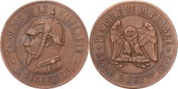 World Coins - France, Napoleon III, 10 Centimes, 1870, Sedan, Satirique, Bronze,