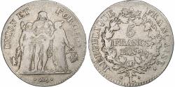 World Coins - France, 5 Francs, Union et Force, AN 7, Bayonne, Silver, , KM:639.6