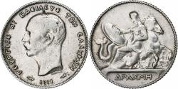 World Coins - Greece, George I, Drachma, 1911, Paris, Silver,