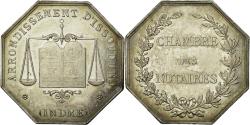 World Coins - France, Token, Notaires de l'Arrondissement d'Issoudun, Indre, Silver