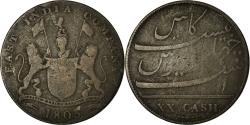 World Coins - Coin, INDIA-BRITISH, MADRAS PRESIDENCY, 20 Cash, 1803, Soho Mint, Birmingham