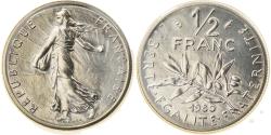 World Coins - Coin, France, Semeuse, 1/2 Franc, 1980, Paris, , Nickel, KM:931.1