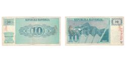 World Coins - Banknote, Slovenia, 10 (Tolarjev), 1990, KM:4a, VG(8-10)