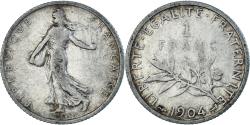 World Coins - Coin, France, Semeuse, Franc, 1904, Paris, , Silver, KM:844.1