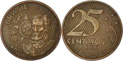 World Coins - Coin, Brazil, 25 Centavos, 2005
