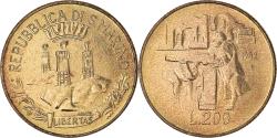 World Coins - Coin, San Marino, 200 Lire, 1982, Rome, , Aluminum-Bronze, KM:138