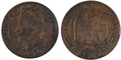 World Coins - Coin, France, Napoleon III, Napoléon III, Centime, 1870, Paris,