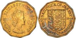 World Coins - Coin, Jersey, 1/4 Shilling, 3 Pence, 1966