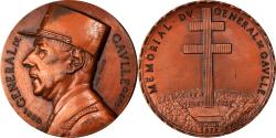 World Coins - France, Medal, Mémorial du Général de Gaulle, Politics, Society, War, 1972