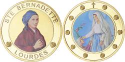 World Coins - France, Medal, Religions & beliefs, Sainte Bernadette - Lourdes, , Copper