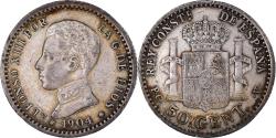 World Coins - Coin, Spain, Alfonso XIII, 50 Centimos, 1904 (10), Madrid, , Silver
